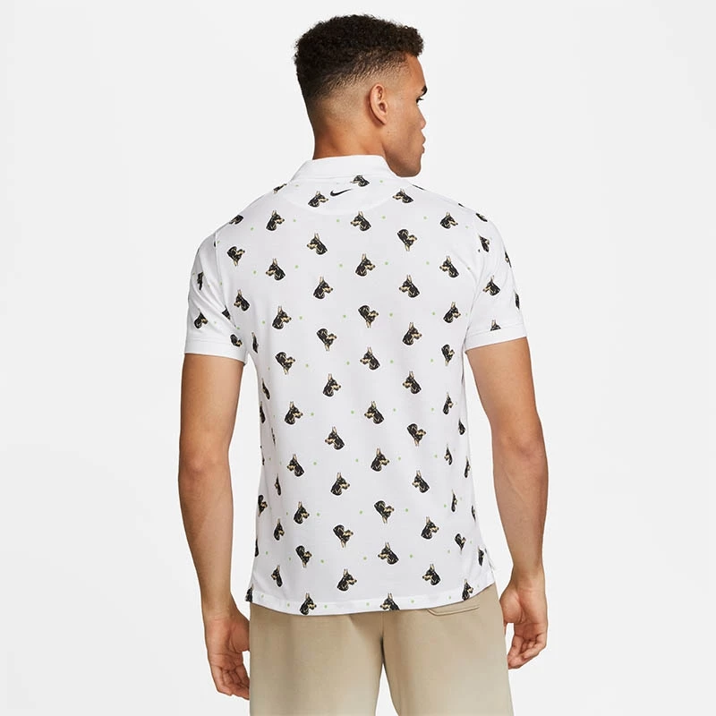 Nike The Nike Printed Men's Tennis Polo 2 Nike The Nike Printed Men's Tennis Polo - Image 2