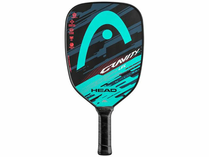 Head Gravity Lite Pickle Ball Paddle Teal/Lava 2 Head Gravity Lite Pickle Ball Paddle Teal/Lava - Image 2